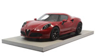 阿尔法 罗密欧Alfa Romeo 4C 1：18汽车模型 高端收藏  BBR 1:18 红色