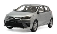 广汽丰田 致炫 TOYOTA YARIS L 1:18   合金汽车模型 原厂1:18 银色