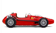 法拉利246 F1 1958年摩洛哥大奖赛34# 汽车模型 EXOTO 1:18 红色 GPC97215
