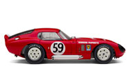 代托纳眼镜蛇 1965勒芒24小时耐力赛冠军 59#汽车模型 EXOTO 1:18 红色RLG18004B