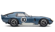代托纳眼镜蛇 1965勒芒24小时耐力赛冠军 10#汽车模型 EXOTO 1:18 蓝色RLG18010B