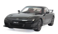 马自达 RX-7（FD）SPIRIT R TYPE A 汽车模型 autoart 1:18黑色75986