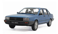 大众桑塔纳 普桑 汽车模型 威利FX  1:18 蓝色 18035