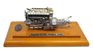 1938年布加迪57SC发动机模型 CMC 1:18 M-112   银色