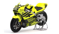 摩托车本田NSR500罗西-GP2001 限量9999 迷你切 1:12黄色122016946