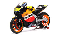 摩托车本田RC211V 罗西GP 2003冠军 迷你切 1:12  花色122037146