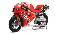 摩托车本田VTR1000 罗西MOTGP2001 迷你切 1:12  红色