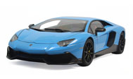 兰博基尼LP720-4汽车模型 autoart 1:18 蓝色 74682