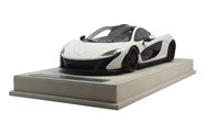 迈凯轮P1 汽车模型 MR 1:18 日内瓦车展 白色黑轮毂