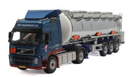 沃尔沃FM3轴液体燃料油罐车 汽车模型 WSI  1:50  蓝色 9288