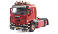 SCANIA斯堪尼亚 R113/R143 6x2牵引拖头  汽车模型 WSI  1:50  红色 06-1052