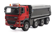 GINAF吉纳福 Tipper(3轴)自卸翻斗泥头车 汽车模型 WSI  1:50  橙色 04-1116
