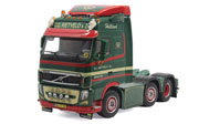 VOLVO沃尔沃FH3 6x2牵引拖头  汽车模型 WSI  1:50 绿色01-1412