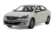 2014东风标致408 新标致408 汽车模型 原厂 1:18 白色