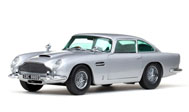 1963年阿斯顿马丁DB5  汽车模型 太阳星1:18银蓝色 1003