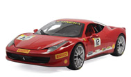 法拉利458  汽车模型 风火轮 1:18 红花 12#