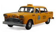 1981年切克洛杉矶出租车 汽车模型 太阳星1:18橙色 2503