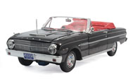 1963年福特猎鹰敞篷轿车 汽车模型 太阳星1:18黑色4533