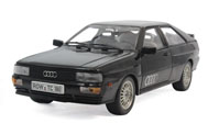 1981年奥迪Quattro 4驱轿跑车 汽车模型 太阳星1:18黑色4151
