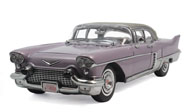 1957年凯迪拉克埃尔多拉多  汽车模型 太阳星1:18紫色4008