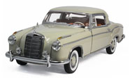 1958年奔驰220SE硬顶轿车 米白色 太阳星1:18 st3568