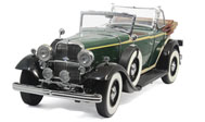 1933年福特林肯敞篷轿车 绿色 太阳星1:18 st6165