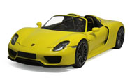 保时捷918 SPYDER敞篷 黄色 - 2013 1:18 迷你切 PORSCHE 110062434