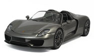保时捷918 SPYDER敞篷 铁灰色 - 2013 1:18 迷你切 PORSCHE 110062430
