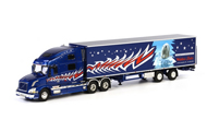 沃尔沃VOLVO VN 780 尖头集装箱拖车 1:50 WSI 01-1530 蓝色