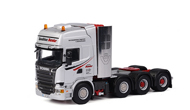 斯堪尼亚Scania Streamline Topline 8x4拖头 1:50 WSI 01-1608 灰色