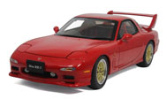 马自达RX-7（FD） 汽车模型 AUTOart 1：18 红色75969