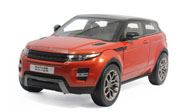路虎极光 汽车模型 威利GTA 1：18 亮橙色