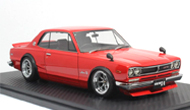 尼桑nissan skyline 2000 GT-R（KPGC10）汽车模型 红色 1:18 ignation ig0042