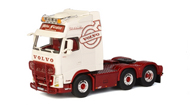 沃尔沃VOLVO FH3 6*2拖头 1:50 WSI 01-1652 白花色
