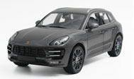 保时捷macan TURBO-2013 汽车模型  迷你切 1:18 铁灰色 110062501