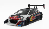 标致208 T16 2013赛车红牛涂装 汽车模型 AUTOart 1:18  花色 81354