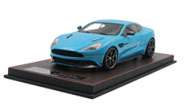 阿斯顿马丁Vanquish coupe  汽车模型 FrontiArt  1：18蓝色  FA008-33