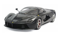 精细版laferrari/la法拉利 汽车模型 风火轮 1:18 黑色BCT80