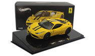 精细版法拉利458 speciale 法拉利 1:43  黄色