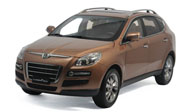 纳智捷大7SUV 汽车模型 原厂 1：18 咖啡色