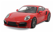 2013保时捷911 Turbo S  汽车模型  迷你切 1:18 红色110062320