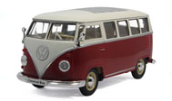 1963年大众巴士T1 汽车模型 威利 1:24 红色22095R