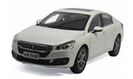 2015年东风 标致508 汽车模型 1:18原厂 白色