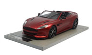 阿斯顿马丁Vanquish开蓬 汽车模型  Tecnomodel 1:18磨砂红