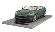 阿斯顿马丁Vanquish开蓬 汽车模型  Tecnomodel 1:18绿色