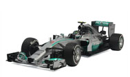 F1奔驰AMG W05 6#罗斯伯格 - 2014年  汽车模型 迷你切 1:18   110140006