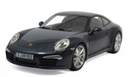 2014新款保时捷911carrera s  汽车模型 迷你切代工原厂1:18 蓝色