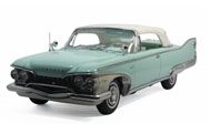 1960普利茅斯骚动闭敞篷车 汽车模型 太阳星 1:18（白绿色）5411