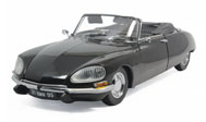 1961年雪铁龙DS19敞篷车 Blanc Carrare  汽车模型 太阳星 1:18黑色4753