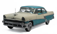 1956年福特水星巡洋舰硬顶轿车 汽车模型 太阳星 1:18（蓝/白）5143